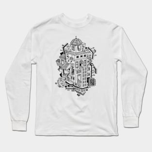 Illusion-buildings Long Sleeve T-Shirt